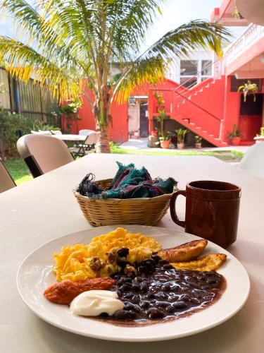 Comida en el hotel o alrededores