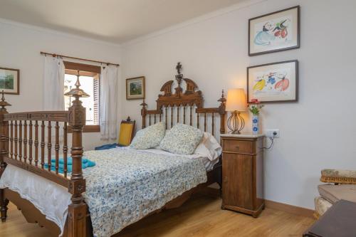 Postel nebo postele na pokoji v ubytování Can Vidal