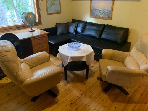 Ruang duduk di Strandhuset
