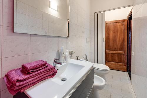 Kylpyhuone majoituspaikassa La Tortora Pistoia