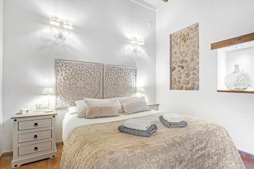 Ένα ή περισσότερα κρεβάτια σε δωμάτιο στο Casa Mistela