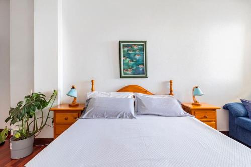 Postel nebo postele na pokoji v ubytování Precioso apartamento en la misma playa de Isla