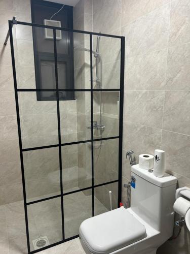Bilik mandi di Sand apartments