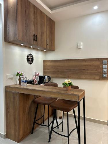 Dapur atau dapur kecil di Sand apartments