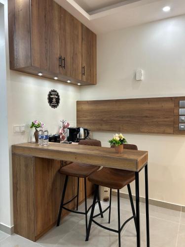 Dapur atau dapur kecil di Sand apartments