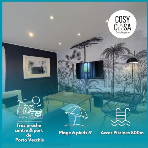 T5, Perfettu 115m2 - Jardin, piscine, 8 pers