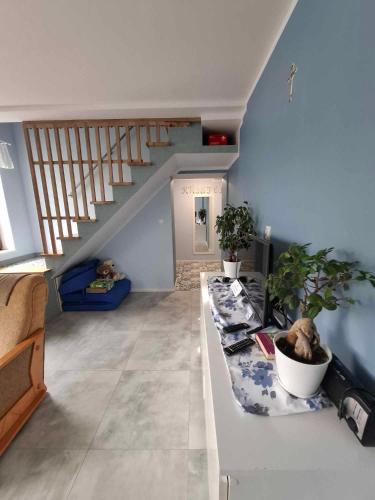 Ruang duduk di Apartament Kristel Zator