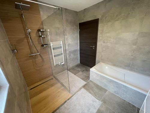 Koupelna v ubytování Colmar Appartement terrasse 10min centre ville