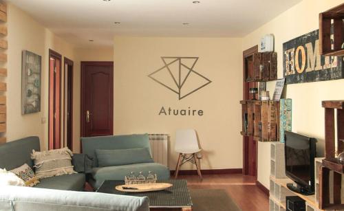 Χώρος καθιστικού στο Atuaire Home Gran Vivienda en Centro Histórico San Lorenzo