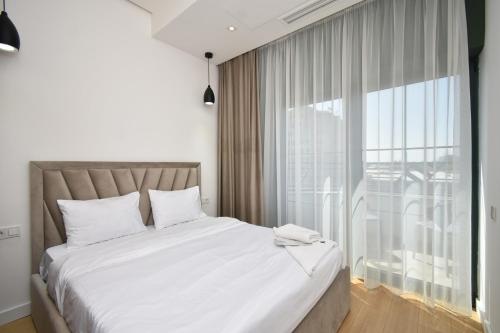 Postel nebo postele na pokoji v ubytování To blue moon 8