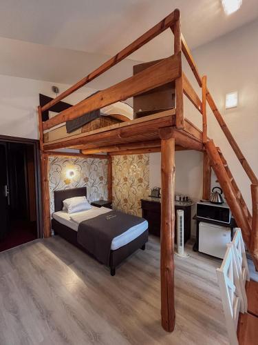 Llit o llits en una habitació de Villa Genevra