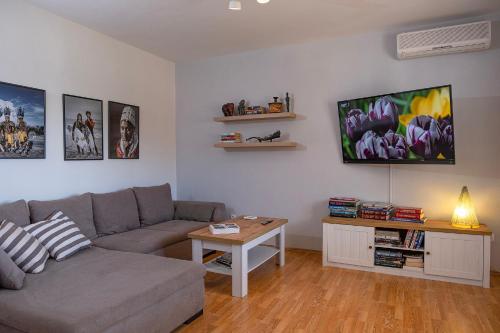 Posezení v ubytování Apartment Sea View 1