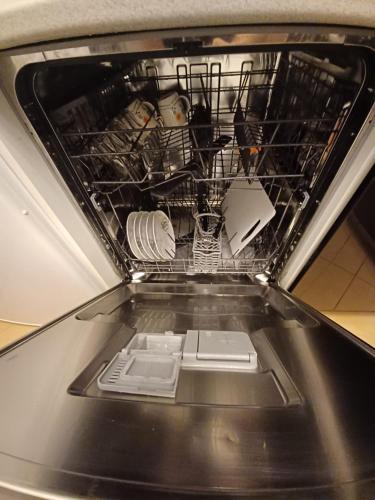 Kuchyň nebo kuchyňský kout v ubytování Apartman JAGODA