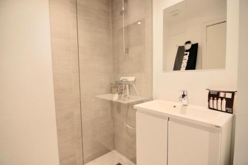 Koupelna v ubytování Nice 2-bed in Frederiksberg