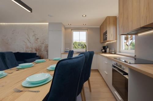 Kuchyň nebo kuchyňský kout v ubytování Dom Muschel I Mewa by Noclegi Renters