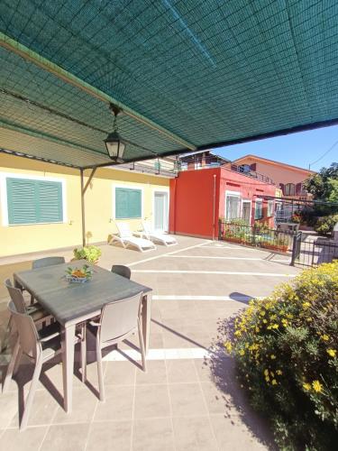 Das Gebäude in dem sich die Ferienwohnung befindet
