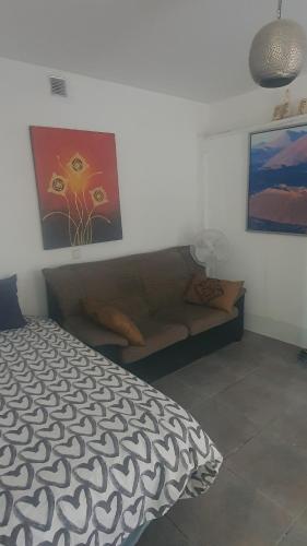 Postel nebo postele na pokoji v ubytování ANA LUCKY