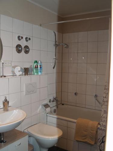 Koupelna v ubytování Ferienwohnung Leon