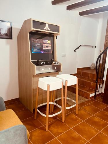 TV a/nebo společenská místnost v ubytování Ca la Beata