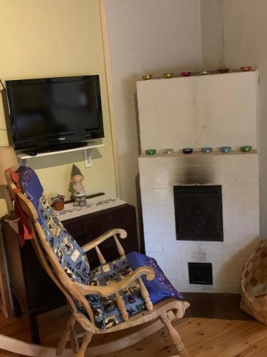 Televisyen dan/atau pusat hiburan di Strandhuset