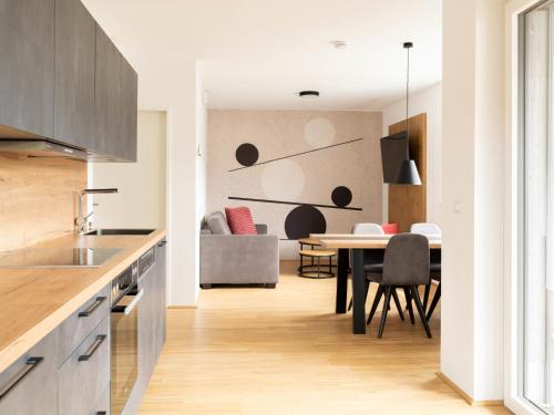 Eldhús eða eldhúskrókur á Apartment be balance by Interhome