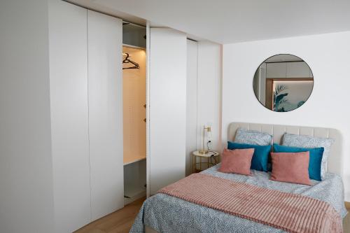 Ένα ή περισσότερα κρεβάτια σε δωμάτιο στο cosy-alsace