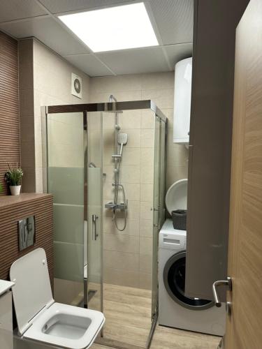 Bathroom sa Apartment in Ulpiana,Prishtina