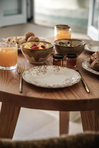 Mad i villaen eller i nærheden