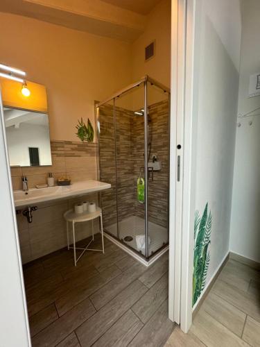 Koupelna v ubytování B&B La Terrazza