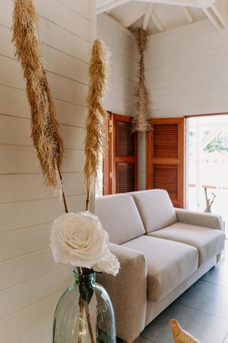 Χώρος καθιστικού στο Habitation TABANON
