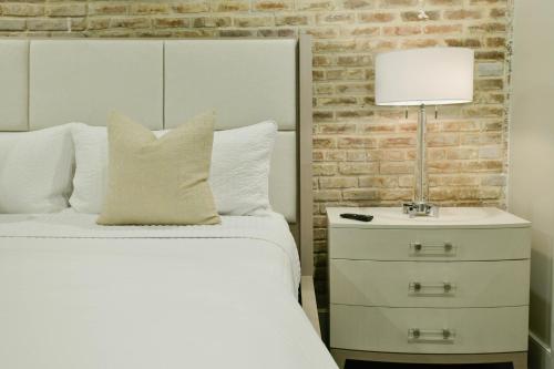 Postel nebo postele na pokoji v ubytování Harcol House