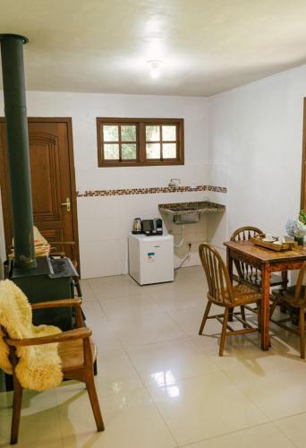Η κουζίνα ή μικρή κουζίνα στο Parador Hampel