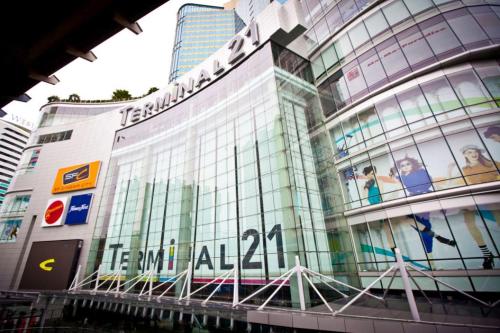 a building with a sign on the side of it at Ramada Sukhumvit Soi Eleven in Bangkok
