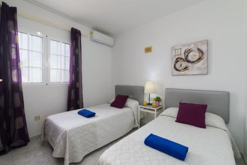 Posteľ alebo postele v izbe v ubytovaní Villa Luz Lanzarote by Villa Plus