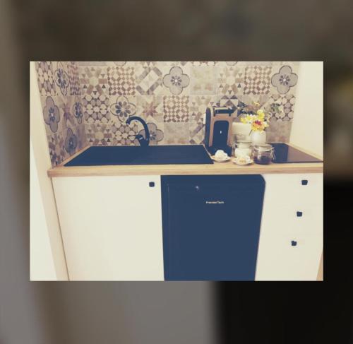 Köök või kööginurk majutusasutuses CenVi House