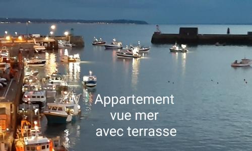 Rare à Granville! Appartement avec terrasse! Vue mer!