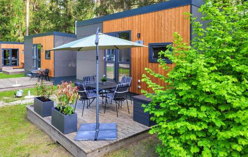 Κήπος έξω από το Tiny Haus 28 Am Brombachsee