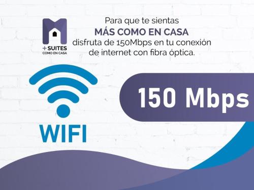 a logo of the mips company with a wifi symbol at MS Excelente Suite Alberca Milenio C32 in Querétaro