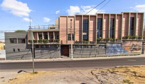 Das Gebäude in dem sich die Ferienwohnung befindet