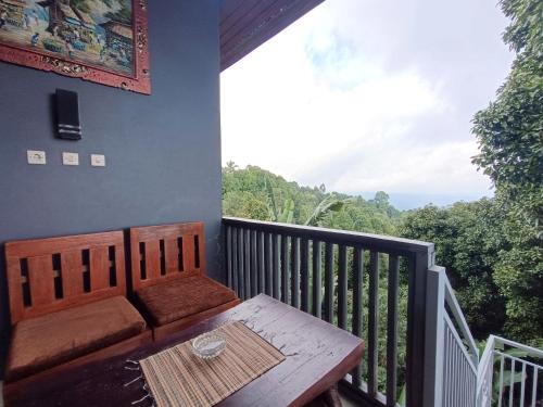 Μπαλκόνι ή βεράντα στο La Montaña Bali & Spa