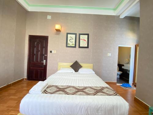 Hong My Hotelにあるベッド