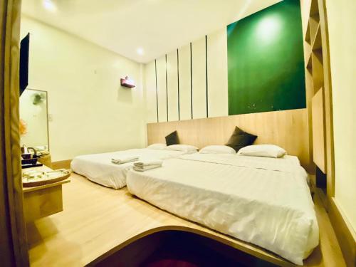 Hong My Hotelにあるベッド