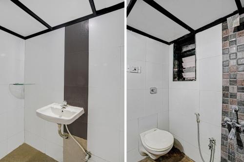 Ένα μπάνιο στο Hotel O Lotus Residency Near Anand Nagar Metro Station