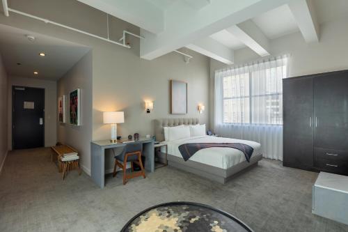 Postel nebo postele na pokoji v ubytování Stanton House El Paso