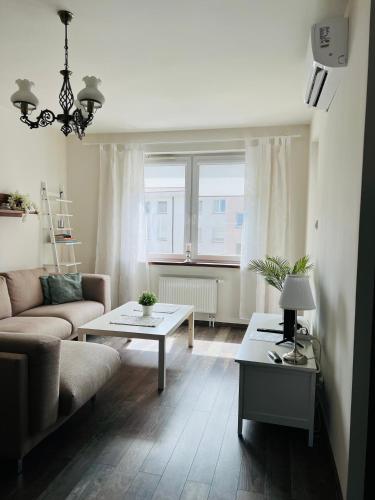 Posezení v ubytování Apartament Złoty Róg
