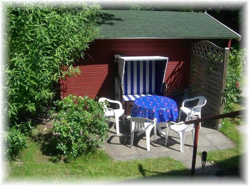 Zahrada ubytování Haus Wattenblick OG