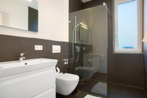 Koupelna v ubytování Ferienwohnungen Splendid