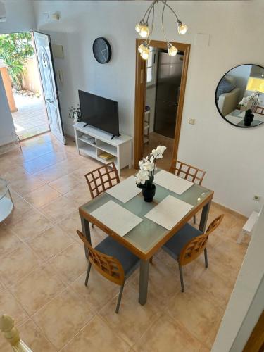 Ruang duduk di Gran Alacant Relax Casa