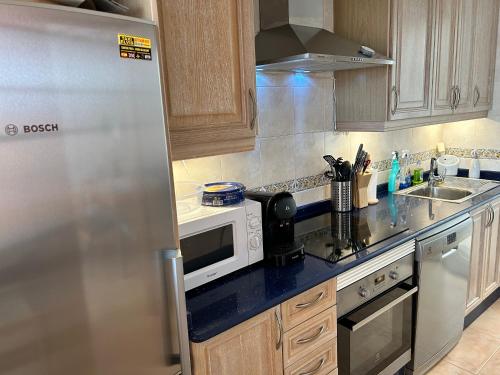 Dapur atau dapur kecil di Gran Alacant Relax Casa