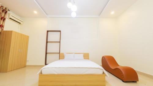 Giường trong phòng chung tại 158A Hotel